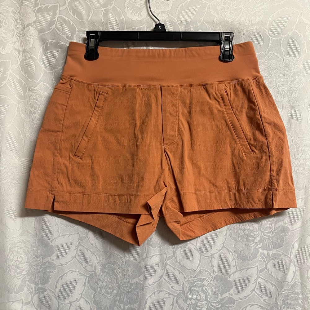 Athleta High Waist Orange Shorts